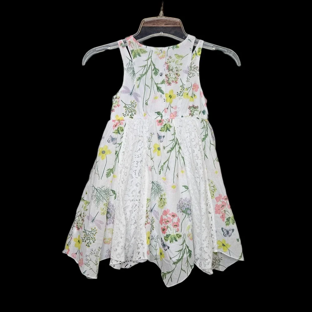 Artisan NY Girl's 6X Floral Lace Sleeveless Dress - Picture 2 of 7